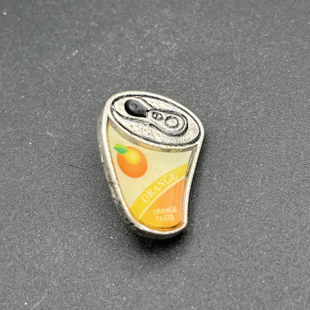 Orange Orange Taste Soda Can Pop Lapel Hat Pin
